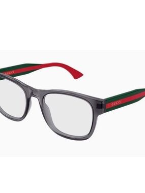 NEW GUCCI GG004ONN-003 GREY  53-19-145 EYEGLASSES
